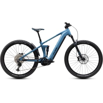 2027 Stereo Hybrid One22 Pro Electric Full Suspension Mountain Bike in Blue Sapphire & Blue
