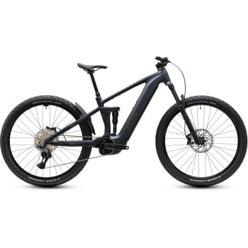 2027 Stereo Hybrid One44 Pro Electric Full Suspension Mountain Bike in Coal & Black