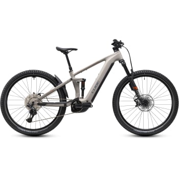 2027 Stereo Hybrid One44 SLX Electric Full Suspension Mountain Bike in Oat Grey & Grey