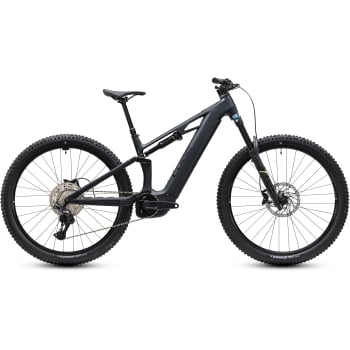 2027 Stereo Hybrid One44 HPC Race Electric Full Suspension Mountain Bike in Coal & Green