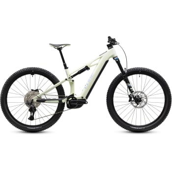 2027 Stereo Hybrid One44 HPC Race Electric Full Suspension Mountain Bike in Mellow Yellow & Lilac