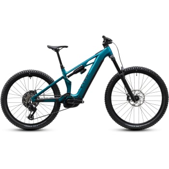 2027 Stereo Hybrid One77 HPC Race Electric Full Suspension Mountain Bike in Metallic Petrol & Black