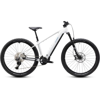 2027 Reaction Hybrid Race 800 Electric Hardtail Mountain Bike in Snow & Black