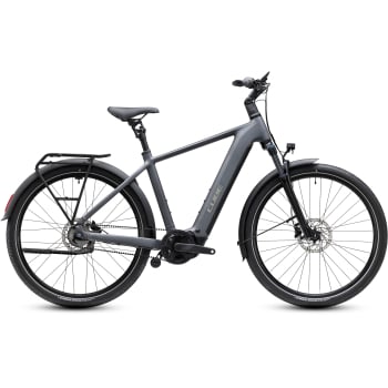 2027 Touring Hybrid Deluxe SLX 800 Electric Bike With Belt Drive & Hub Gears in Slab Grey & Chrome