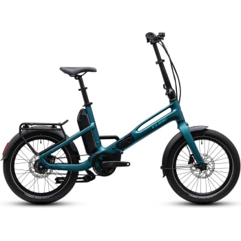 2027 Fold Hybrid Deluxe 540 Electric Folding Bike in Pale Yellow & Sage Or Metallic Petrol & Sea