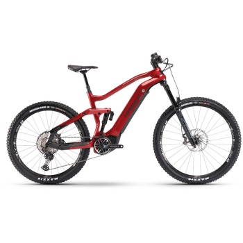 AllMtn CF 12 600Wh Electric Full Suspension Mountain Bike in Red