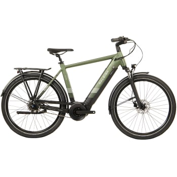 Centros Electric Bike With Crossbar Hub Gears In Green