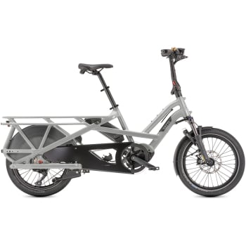 GSD S10 LR 400Wh Performance CX Electric Cargo Bike In Gloss Rhino Grey