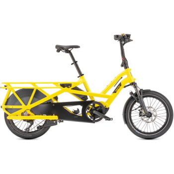 GSD S10 LR 400Wh Performance CX Electric Cargo Bike In School Bus Yellow