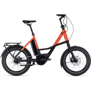 2023 Compact Hybrid 500 Electric Compact Bike Black/Spark Orange