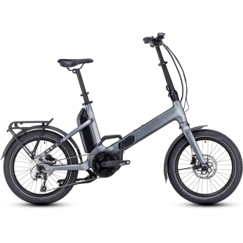2023 Fold Sport Hybrid 500 Electric Folding Bike in Flash Grey