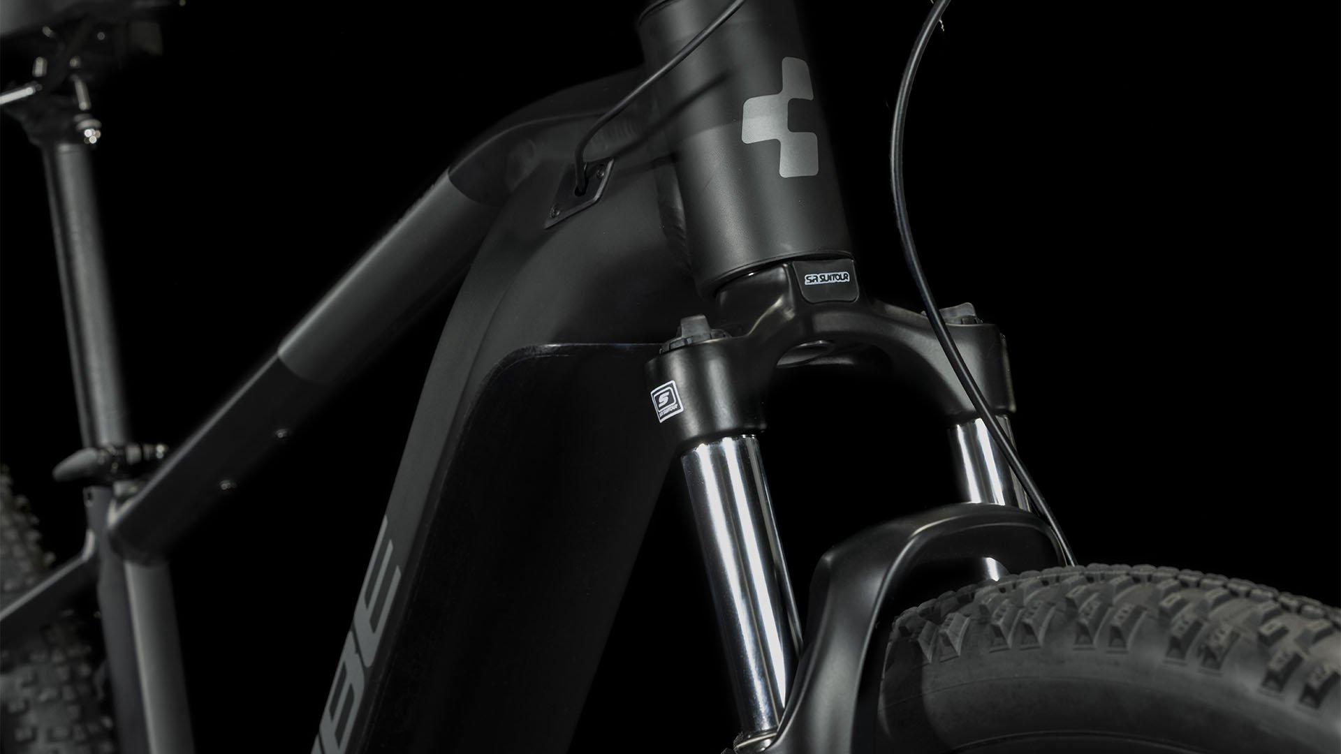 2023 Cube Reaction Hybrid Performance 500 Electric Mountain Bike In Black & Grey