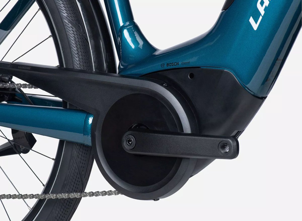 2023 Lapierre e-Urban 4.4 Electric Hybrid Bike In Blue Motor