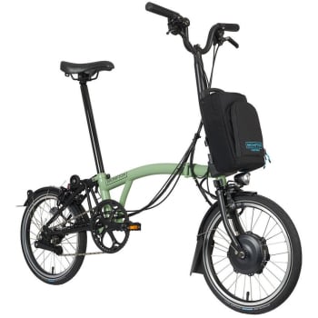2024 Electric C Line Explore 12 Speed Electric Folding Bike In Matcha Green