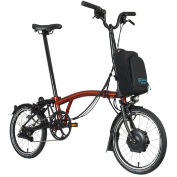 2024 Electric C Line Urban 4 Speed Electric Folding Bike In Flame Lacquer