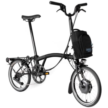 2024 Electric C Line Urban 4 Speed Electric Folding Bike In Black Lacquer