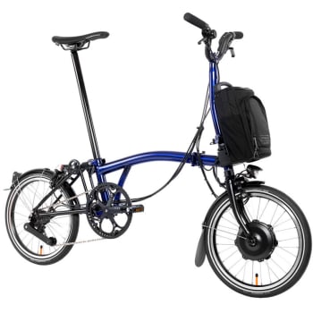 2024 Electric P Line Urban 4 Speed Electric Folding Bike In Bolt Blue Lacquer