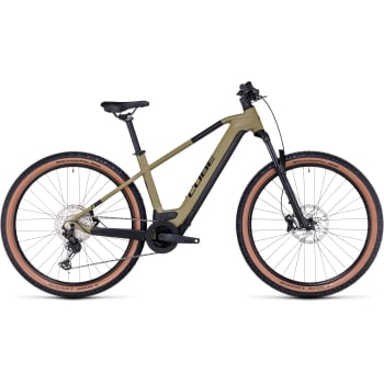 2024 Reaction Hybrid Race 750 Electric Hardtail Mountain Bike In Olive Green