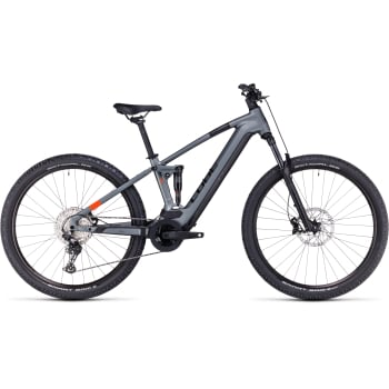 2024 Stereo Hybrid 120 Pro 750 Electric Full Suspension Mountain Bike In Flash Grey & Orange