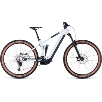 2024 Stereo Hybrid 140 HPC Pro 750 Electric Full Suspension Mountain Bike In Frost White