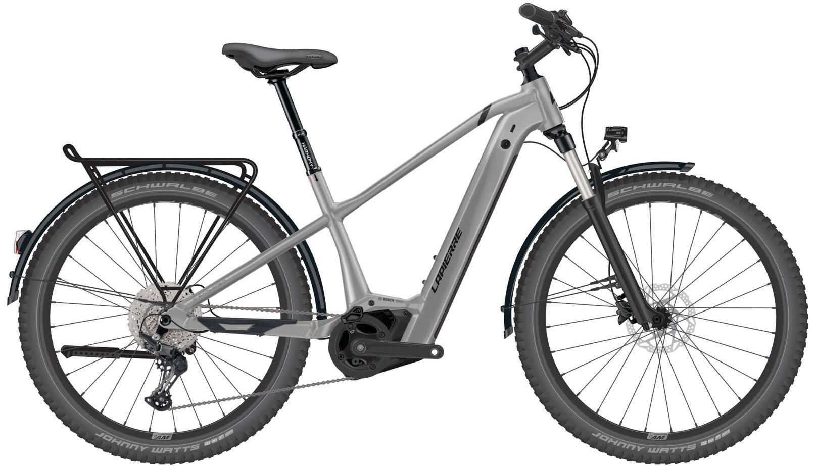 The Electric Bike Shop  Lapierre Almost Perfect E-Explorer 8.7 High 750Wh Electric Bike In Grey Medium 43cm Frame 43cm Medium. Grey