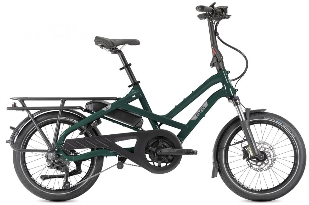 The Electric Bike Shop Tern HSD P10 Electric Cargo Bike In Orange or Blue & Green Gen 2 One Size For Riders 4’11” to 6’5” Blue / Green