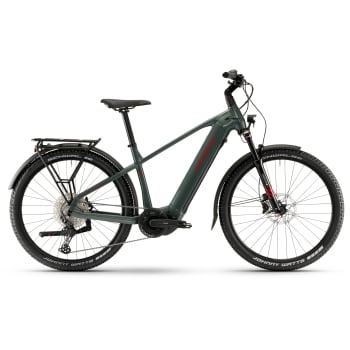 2024 Trekking 5 High 720Wh Electric Bike In Olive & Red Gloss