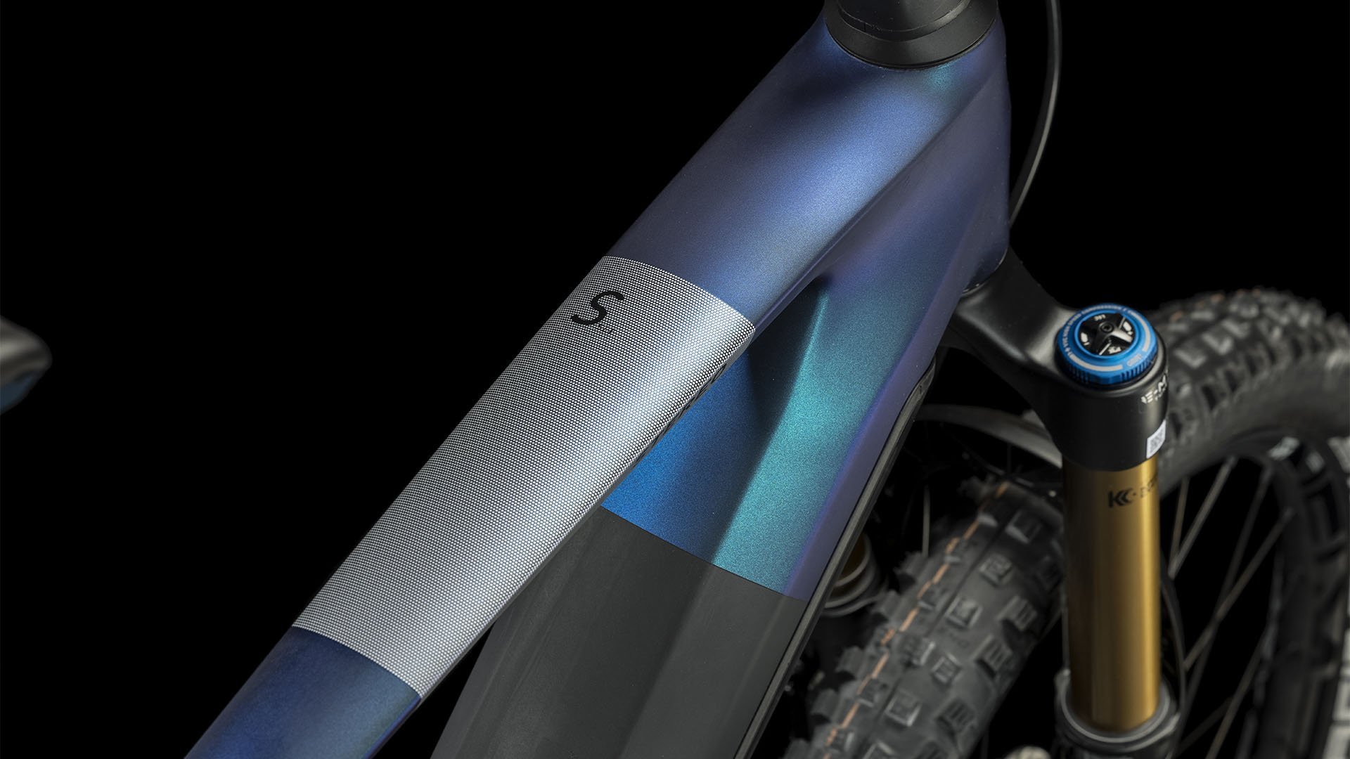 2024 Cube Stereo Hybrid 160 HPC SLT 750 Electric Full Suspension Mountain Bike In Nebula & Carbon