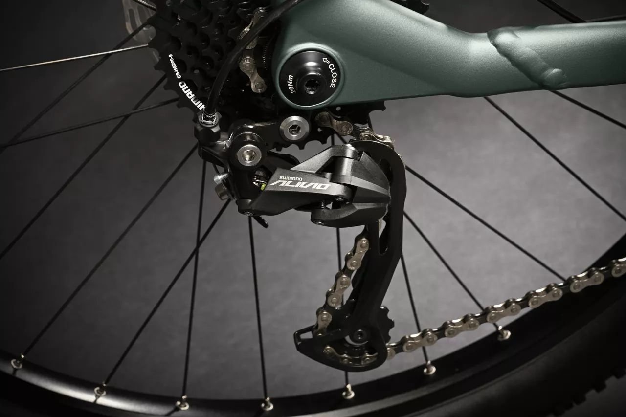2024 Haibike AllTrack 500Wh Electric Mountain Bike Extra Small 37cm In Green
