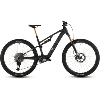 Cube Stereo Hybrid One55 C:68X TM 750 Electric Bike in Olive