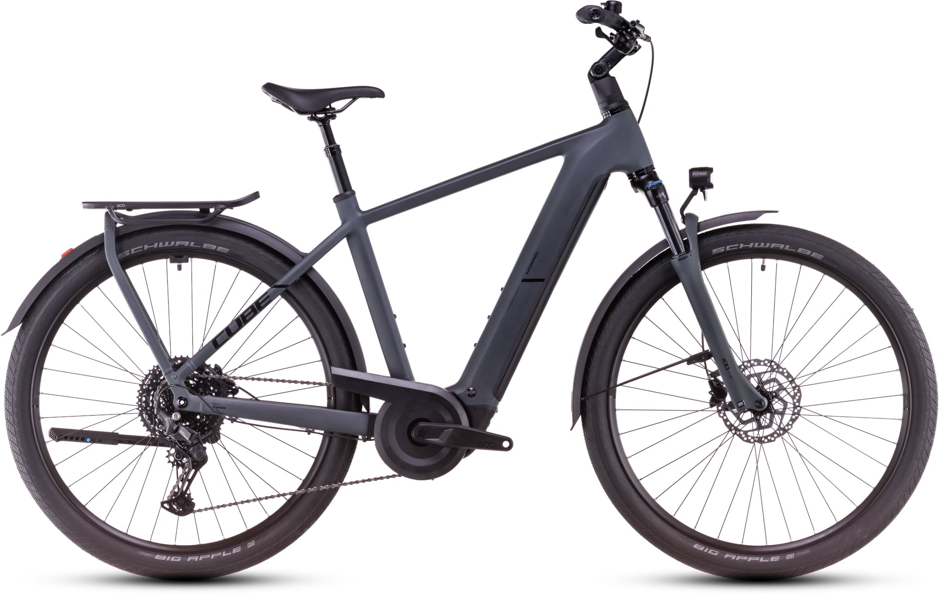 2025 Cube Kathmandu Hybrid One 800 Electric Bike In Shadow Grey