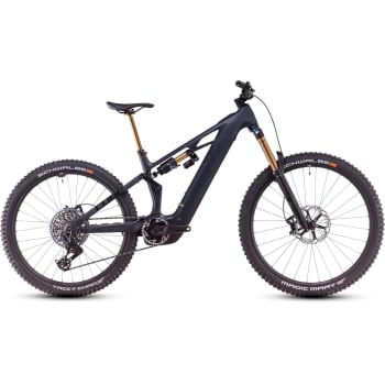 Ex-Demo 2025 Stereo Hybrid One77 HPC AT 800 Electric Full Suspension Mountain Bike In Carbon & Gold Small Frame