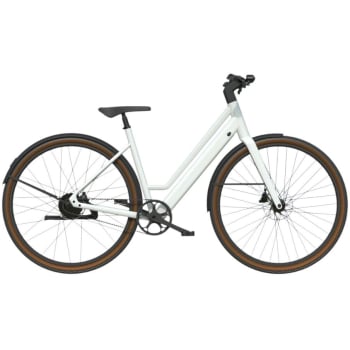 E28.9 9 Speed Electric Bike With Step Through Frame In Bronze / Frosted Tangerine, Midnight Blue Or Pistachio Pro Or Standard