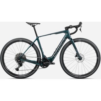 2025 Denna M40 Electric Gravel Bike In Escape Green, Caramel Carbon View Or Nickel Matt