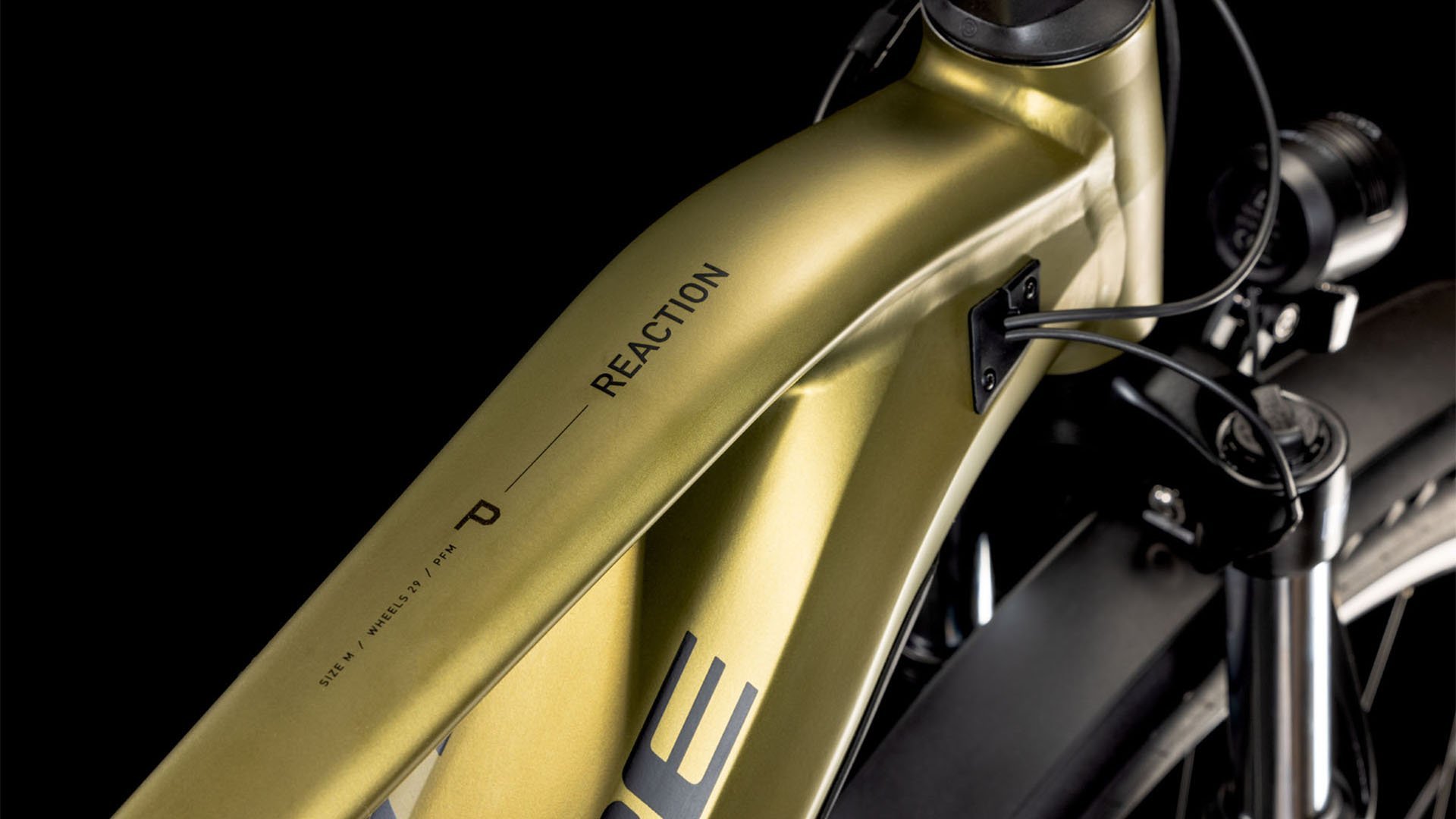 2025 Cube Reaction Hybrid Performance 500 Allroad Electric Hardtail Mountain Bike In Golden Lime & Black Golden Lime & Black