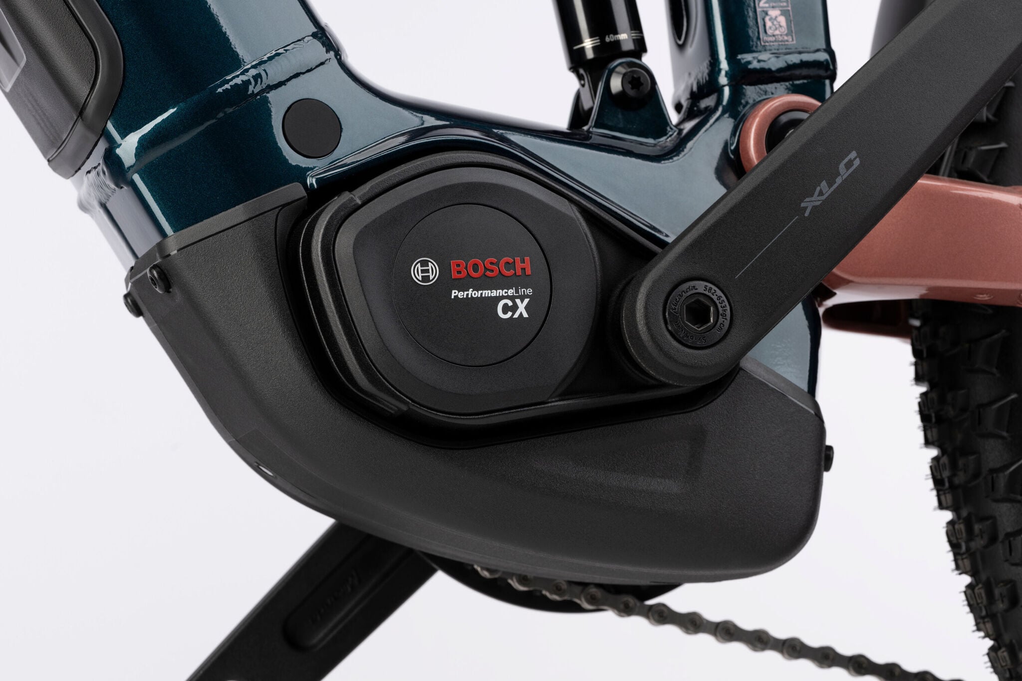 2025 Haibike Adventr 8.5 High Full Suspension Electric Mountain Bike In Mystery & Copper Gloss Motor