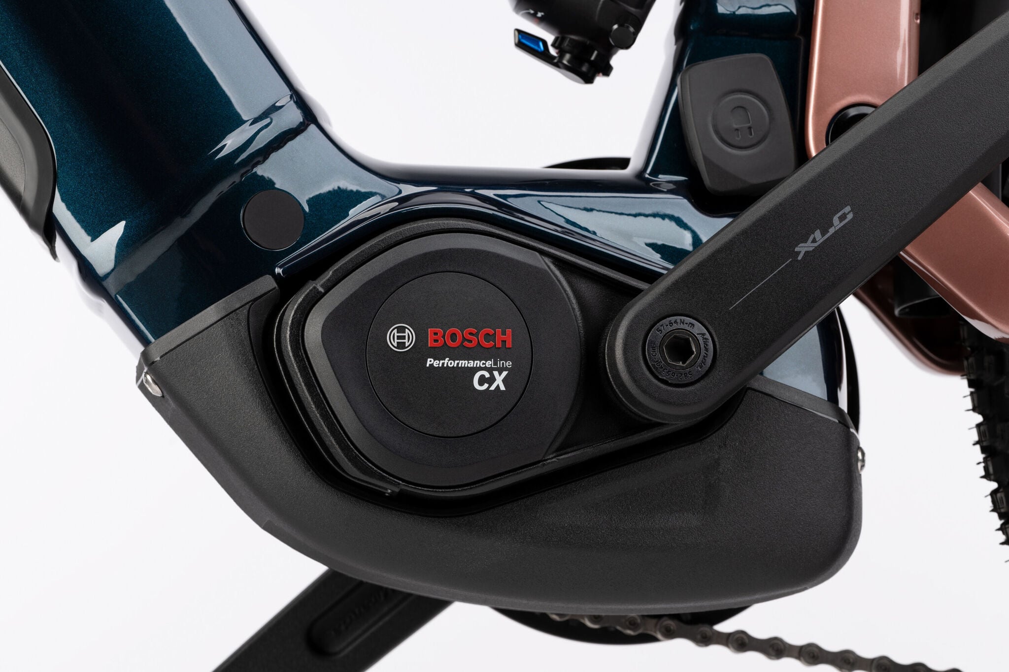 2025 Haibike Adventr 8.5 Low Full Suspension Electric Mountain Bike In Mystery & Copper Gloss Motor