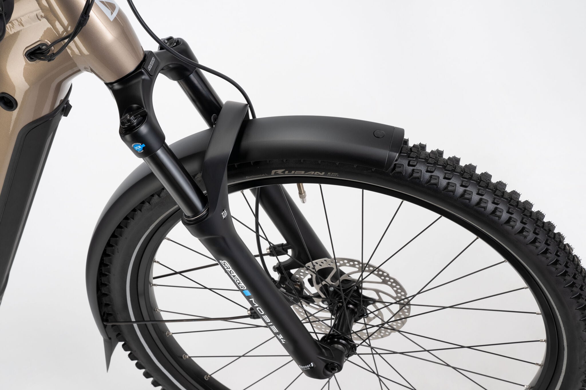 2025 Haibike Trekking 6.5 High Electric Bike In Toffee, Sand & Silver Gloss Fork