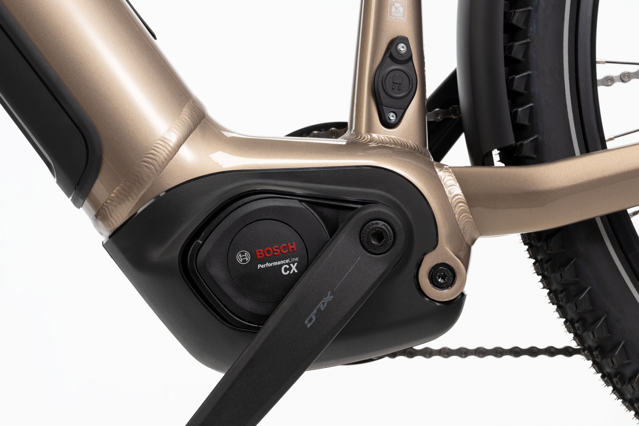 2025 Haibike Trekking 6.5 High Electric Bike In Toffee, Sand & Silver Gloss Motor