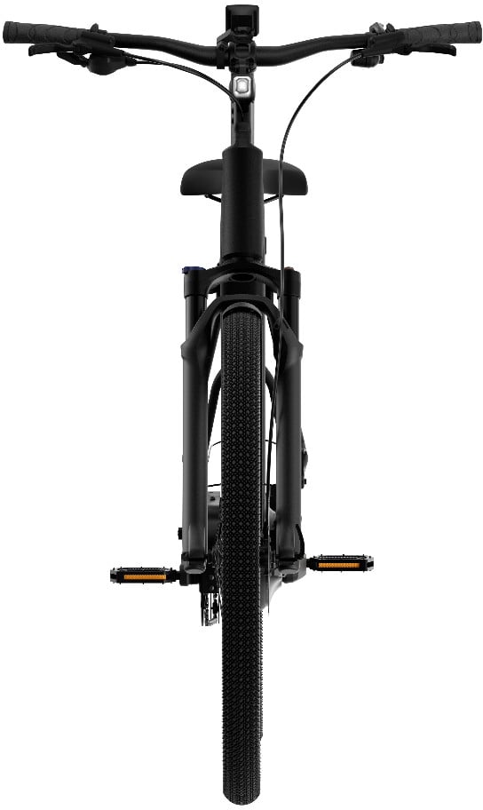 2025 Tenways AGO AIR Electric Bike In Midnight Black Front View
