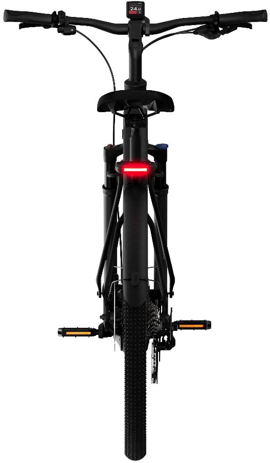 2025 Tenways AGO AIR Electric Bike In Midnight Black Rear View
