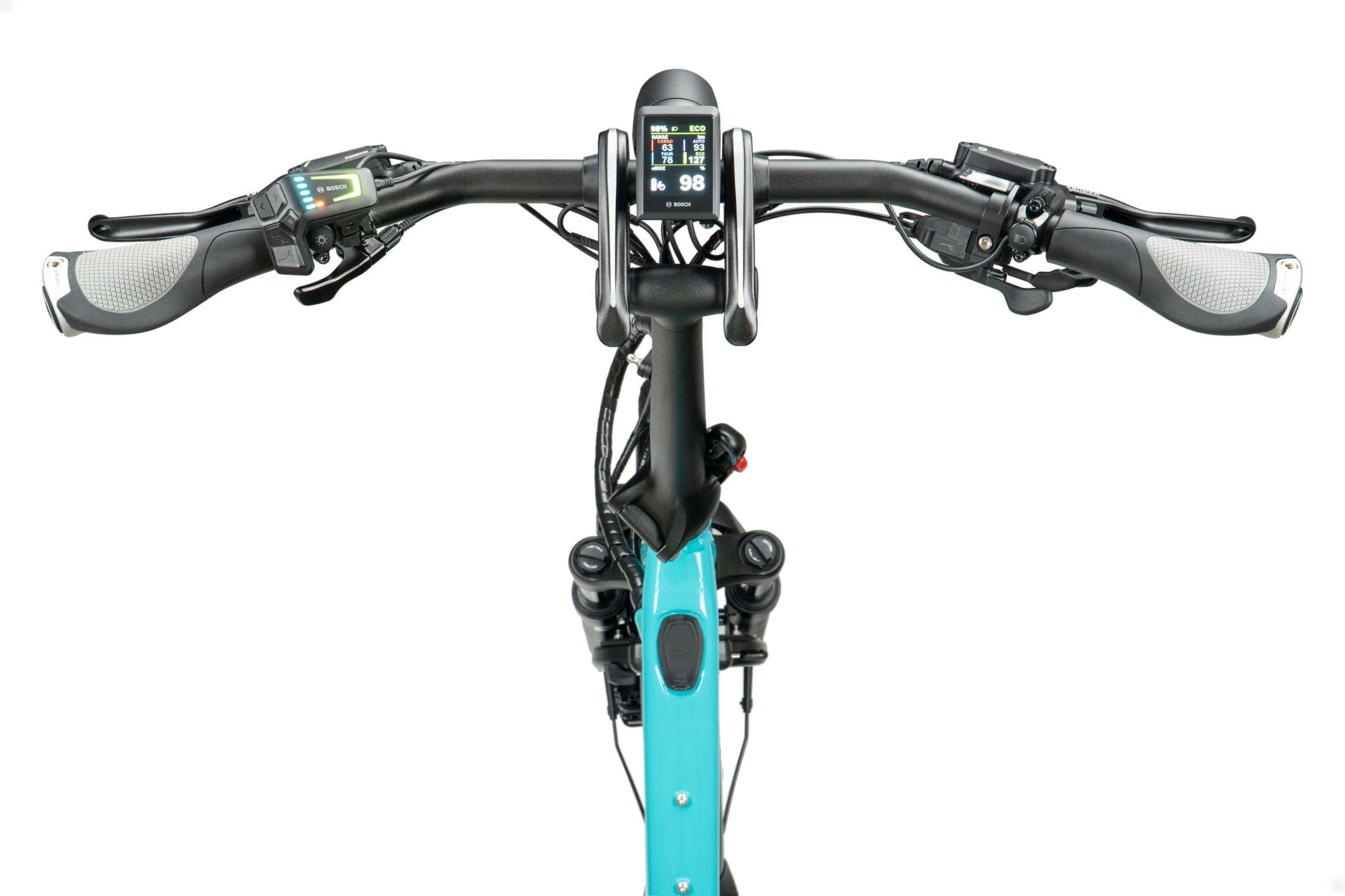 2025 Tern GSD S10 Gen3 545Wh Electric Cargo Bike Cockpit