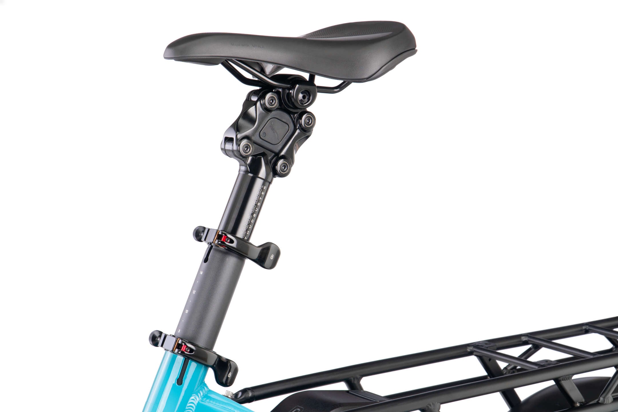 2025 Tern GSD S10 Gen3 545Wh Electric Cargo Bike Seatpost and Saddle