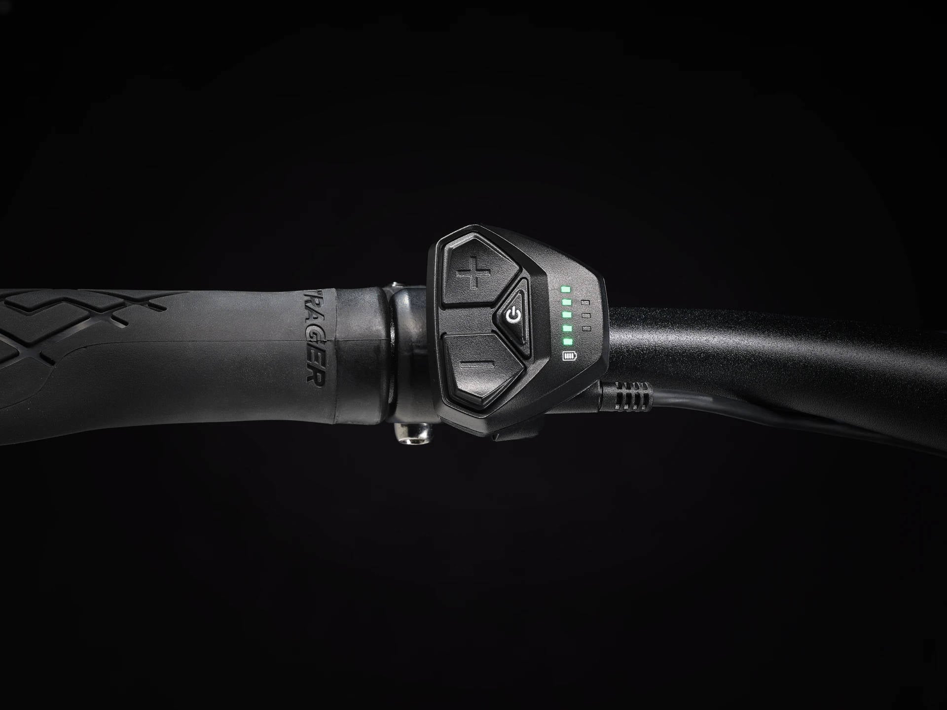 2025 Trek Dual Sport+ 2 Mid-Step LT Hub Motor Electric Bike In Hex Blue Display Controller