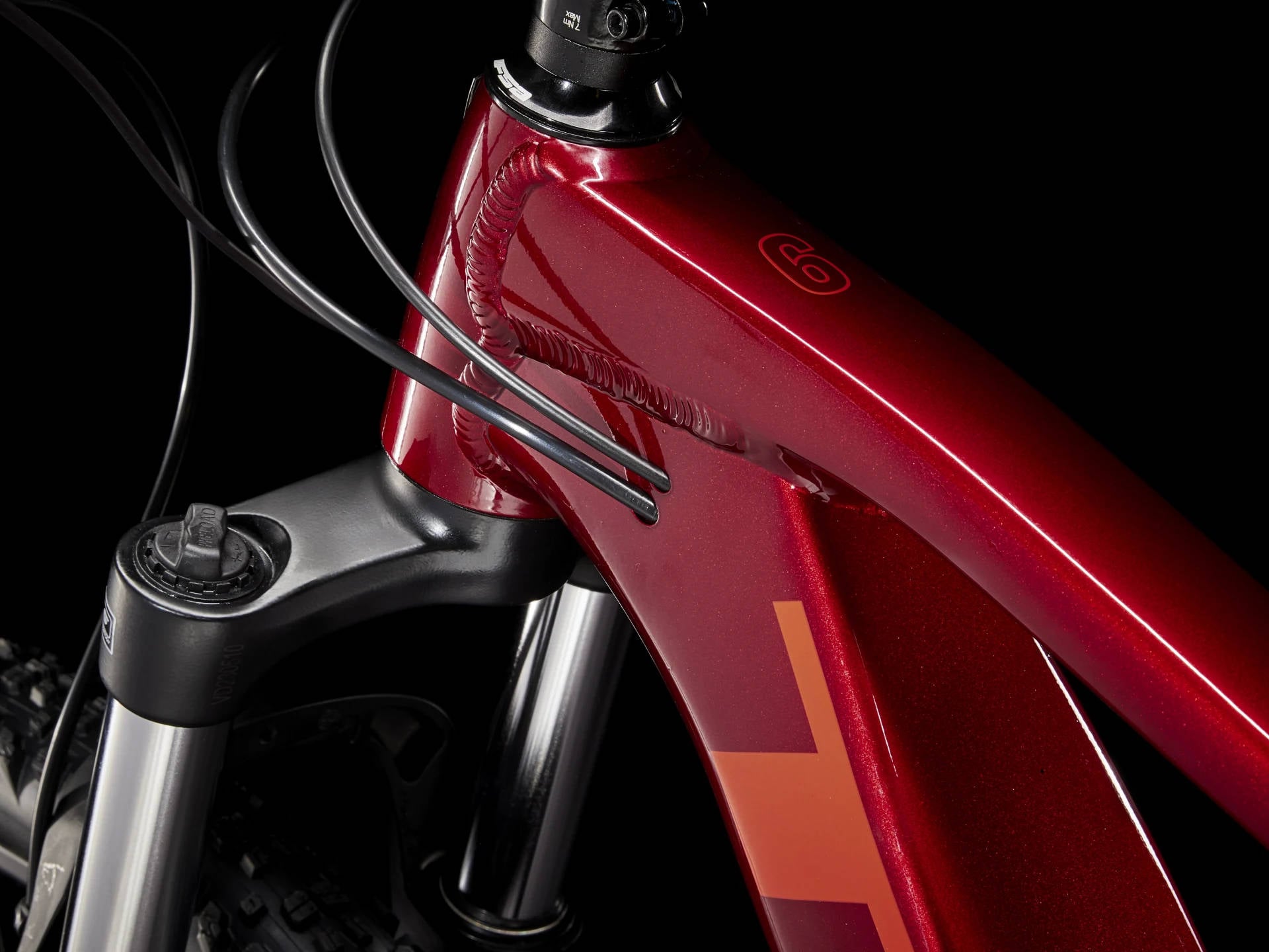 2025 Trek Marlin+ Electric Hardtail Mountain Bike In Crimson