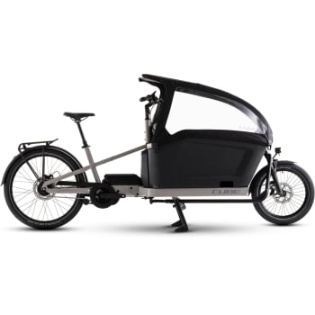 2026 Cargo Hybrid Comfort Pro Family 800 Electric Cargo Bike With Hub Gears In Smaragd Grey Or Oat Grey & Reflex