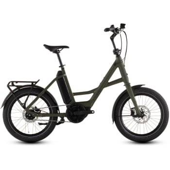 2026 Compact Hybrid Comfort 545 Electric Compact Bike With Hub Gears In Reed Green & Reflex