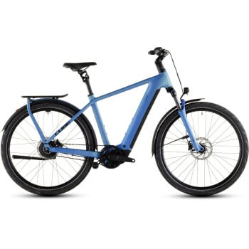 2026 Kathmandu Hybrid Comfort Pro 800 Electric Bike With Belt Drive & Hub Gears In Azure & Black