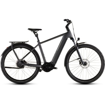 2026 Kathmandu Hybrid Comfort Pro 800 Electric Bike With Belt Drive & Hub Gears In Slab Grey & Black