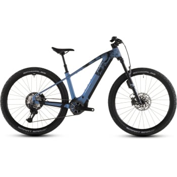 2026 Reaction Hybrid SLT 800 Electric Hardtail Mountain Bike With ABS In Haze Blue & Fume